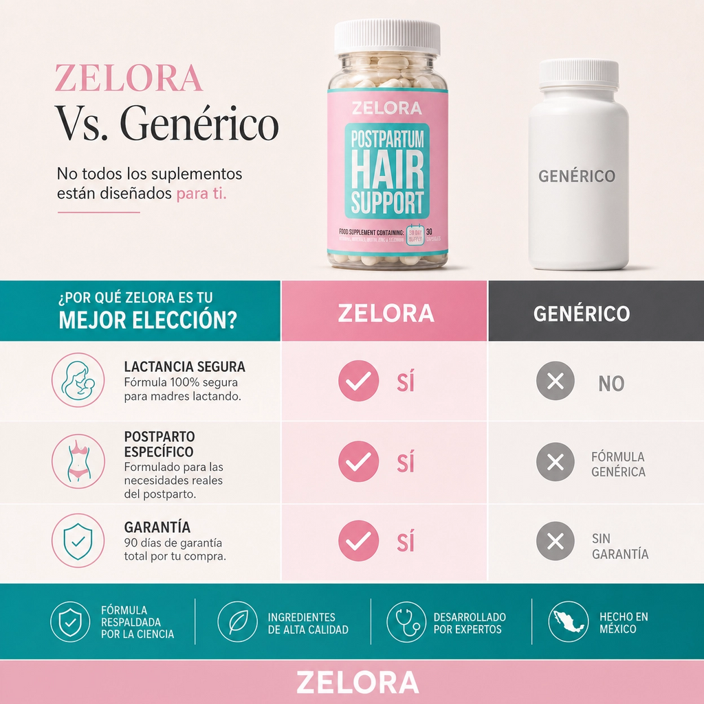 ZELORA POSTPARTO · VITAMINA CAPILAR