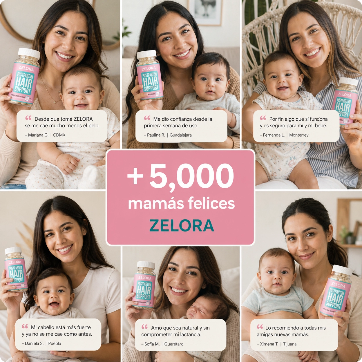 ZELORA POSTPARTO · VITAMINA CAPILAR